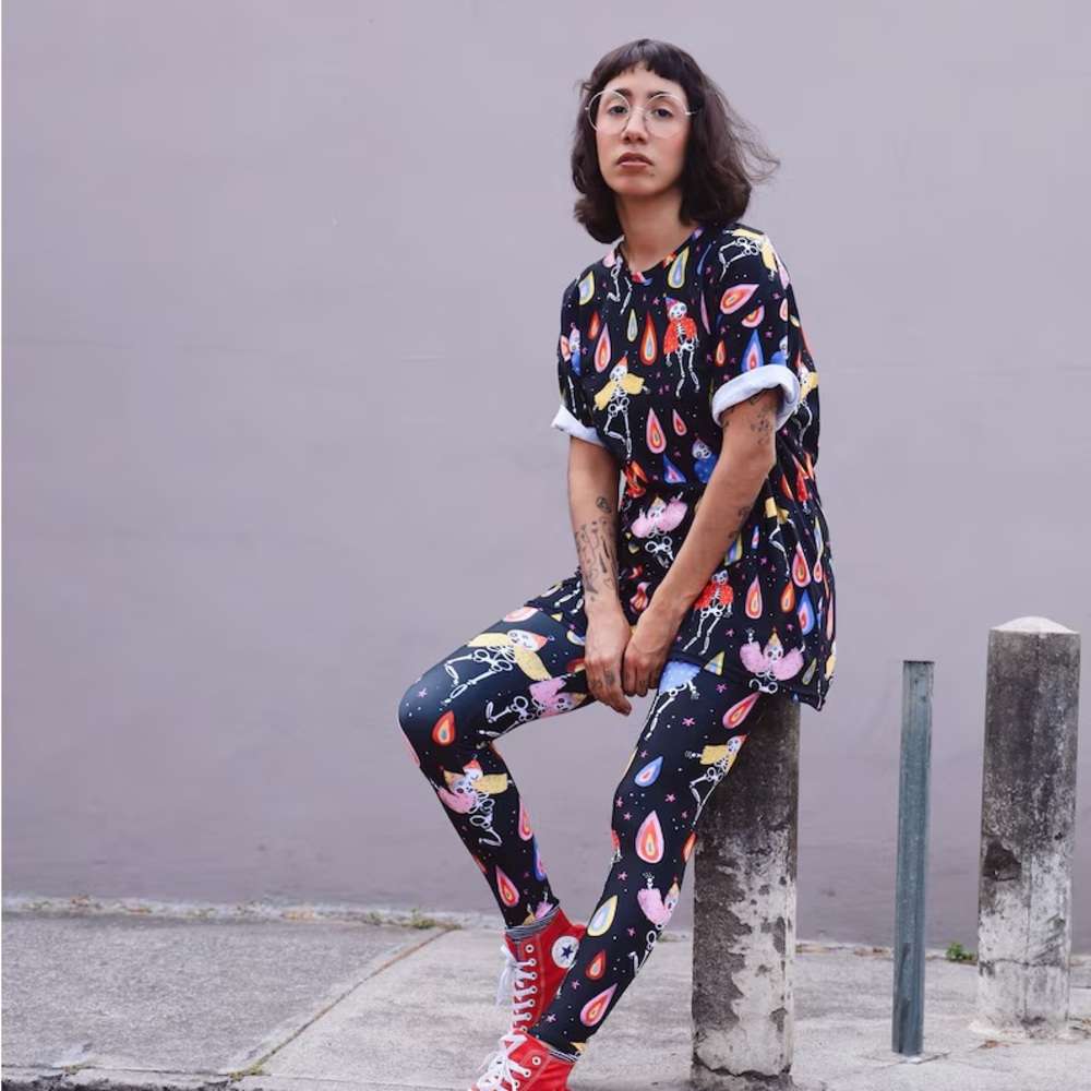 Sonia Lazo Death Party oversized shirt